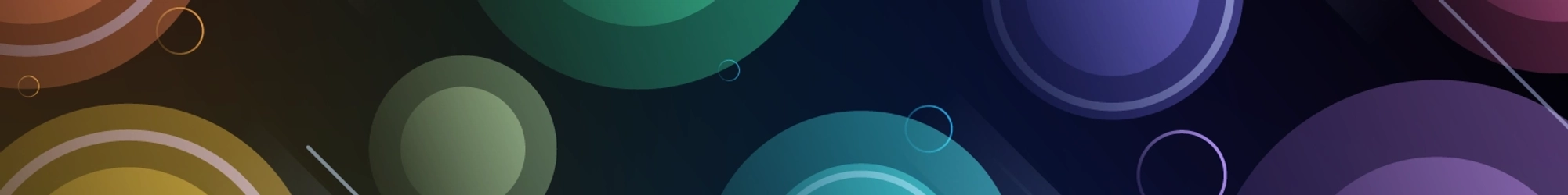 Regnbuefarget abstrakt kunst som symboliserer de ulike fagområdene i oppdragsbanken